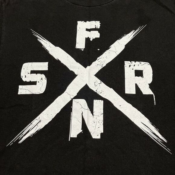 Seth Rollins SFNR Black WWE Authentic Men’s T-Shirt Official In Ring Shirt Gear - Picture 3 of 10